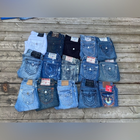 LOT OF 15 Vintage True Religion Jeans Size 30 - Picture 3 of 6
